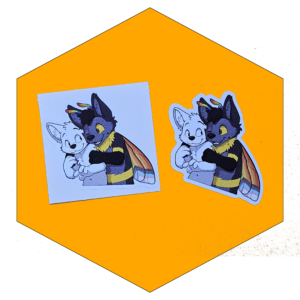 Stickers (White Vinyl)
